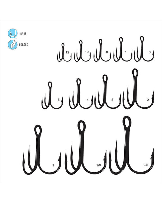 Gamakatsu Treble Round Bend Hook