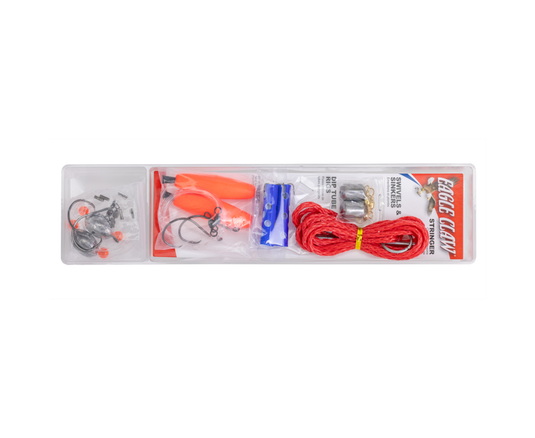 Zebco 606 Big Cat Telescopic Sppincast Combo with Eagle Claw Tackle