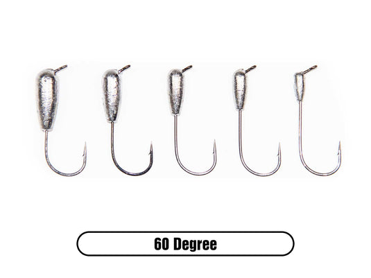 X Zone Tube 60 Degree Jig Heads